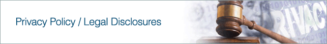 Privacy Policy/Legal Disclosures