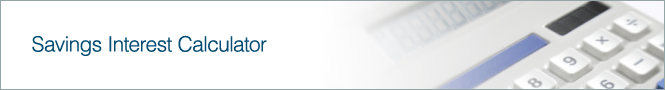 Savings Interest Calculator
