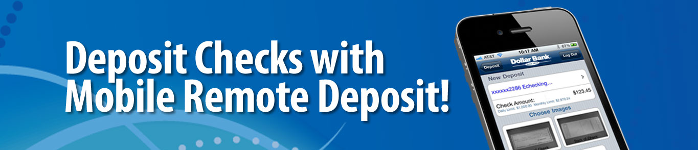 Deposit Checks with Mobile Remote Deposit!