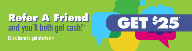 Refer A friend and you'll both get cash!